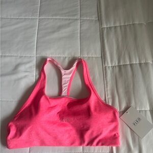 Fleo Vibrant Pink Sports Bra